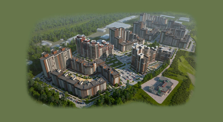 жк академгородок макет комплекса