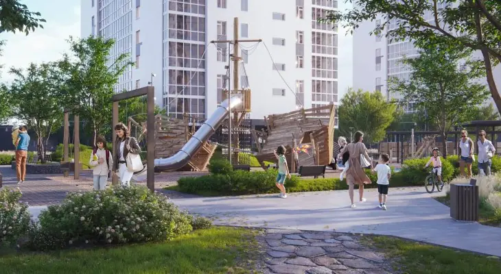 ЖК Белый квартал Детская площадка