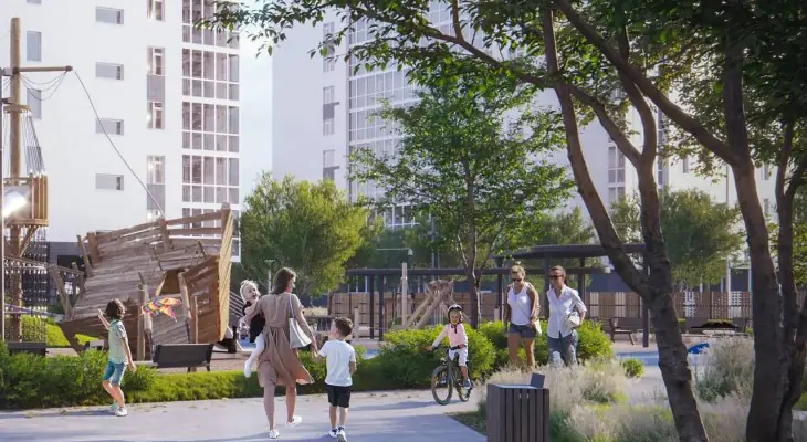 ЖК Белый квартал Двор