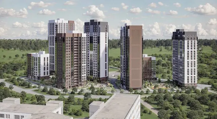 ЖК Фамилия макет комплекса