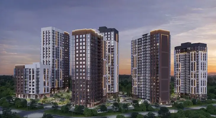 ЖК Фамилия архитектурная подсветка