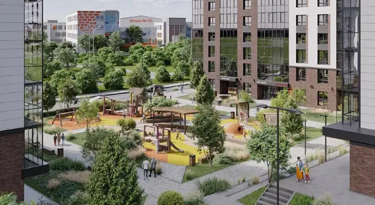 ЖК Фамилия вид на двор