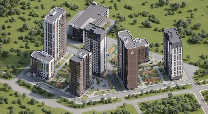 ЖК Фамилия вид сверху