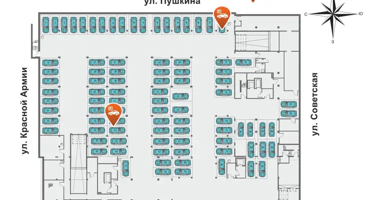 ЖК Пушкин Парковка