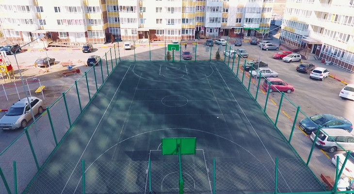 ЖК Родники Баскетбольная площадка